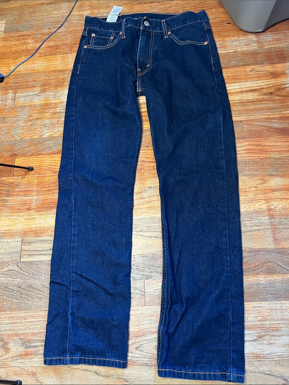 Signature by Levi Strauss Dark Indigo Straight Jeans
